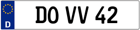 Truck License Plate